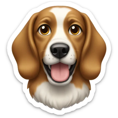 dog fone sticker