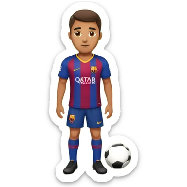 FC Barcelona soccer player sticker