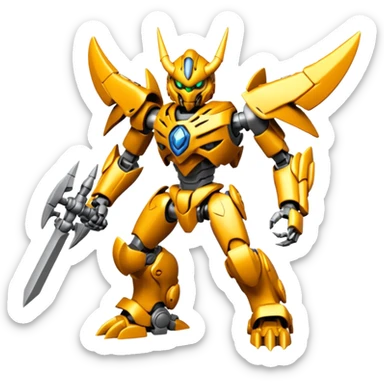 Wargreymon-Medabee-Bionicle sticker