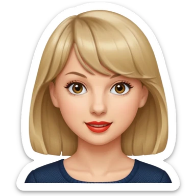 Bangs Taylor Swift  sticker