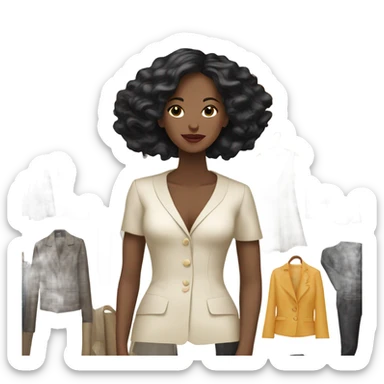 Fashion magazine sticker