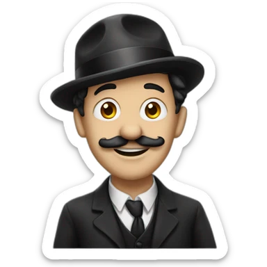 Charley Chaplin sticker