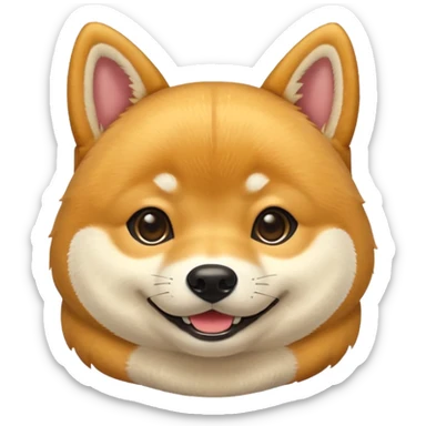 Shiba Inu saying thank you  sticker