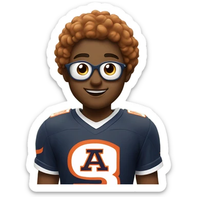 Auburn University super sports fan sticker