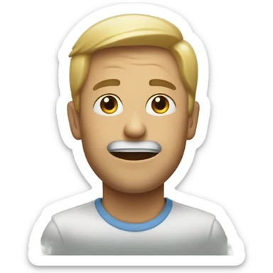 Celebrating sarcastically  sticker