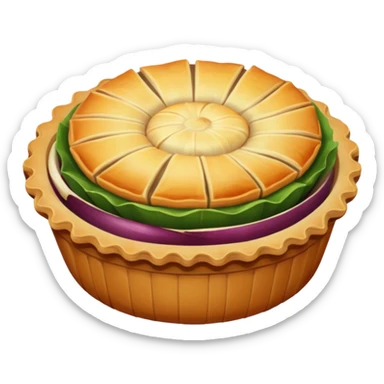 onion pie sticker