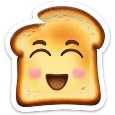 toast burned out sticker