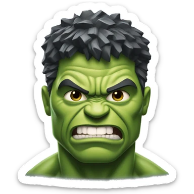 Hulk from marvel sticker