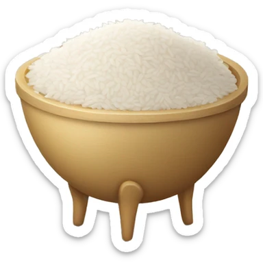 RICE WITH LEG PIECE sticker