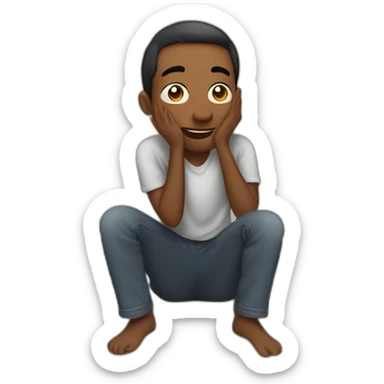 why can't i live happily alone sticker