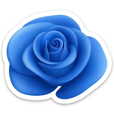 Rosa azul sticker