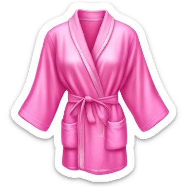 pink victoria secret robe  sticker