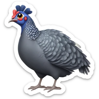 Guinea fowl sticker