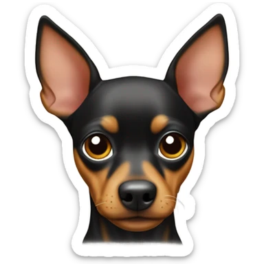 combine my island minpin dog emoji with an island location ￼ sticker