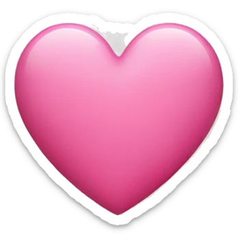 pink heart with christmas sticker