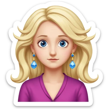 Luna Lovegood shrugging sticker