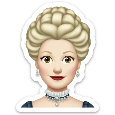 Kirsten dunst as Marie Antoinette  sticker