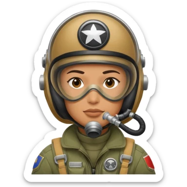 Aviador de combate sticker