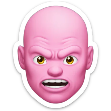 Majin Buu with Mac  sticker