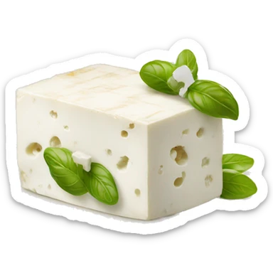 Greek feta sticker