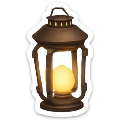 lantern at home sticker