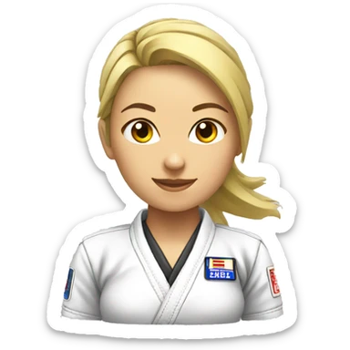 female bjj sticker