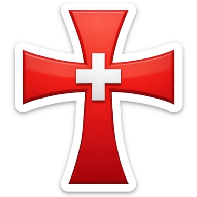 classic communist symbol crossed out with a red cross sticker