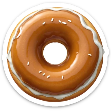 donut frutiger aero style sticker