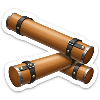 two police truncheon sticker