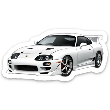 Fast and furious supra sticker