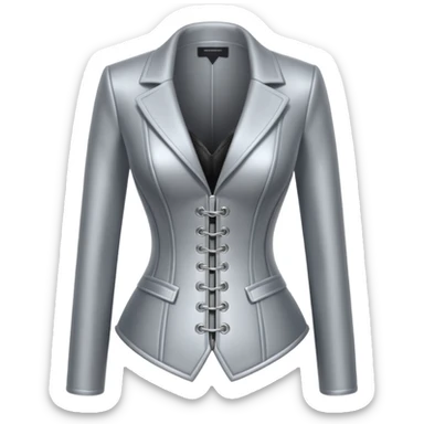 steel corset-blazer sticker