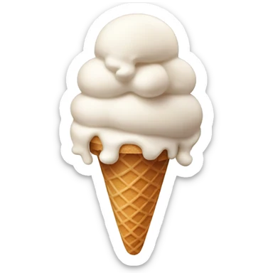 Ice cream sticker