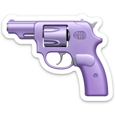 Pale purple gun sticker