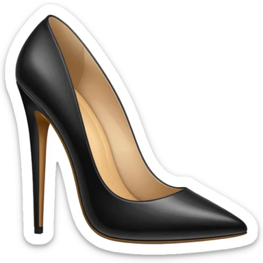 black high heels sticker