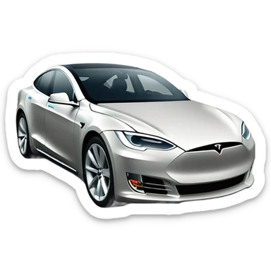 Tesla with Lexani rims sticker