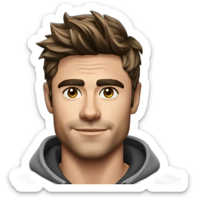 Zac efron sticker