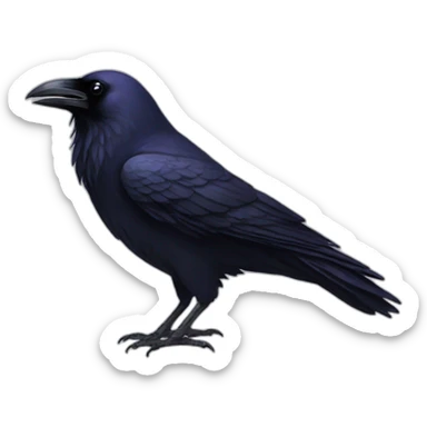 raven bird academia sticker