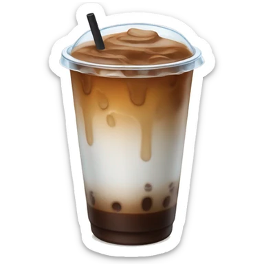 Iced coffee sticker
