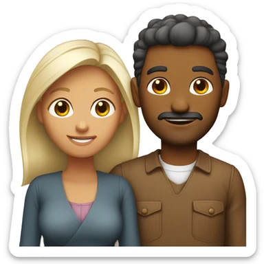 crear una pareja de mujer sticker