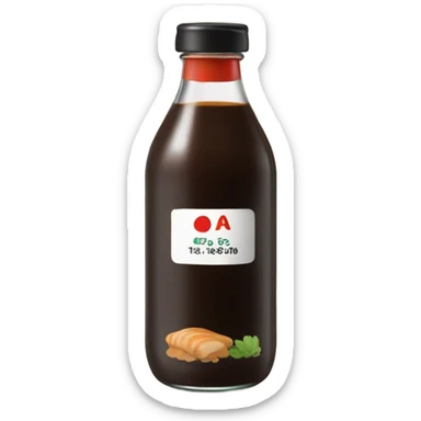 a bottle of Teriyaki Sauce sticker