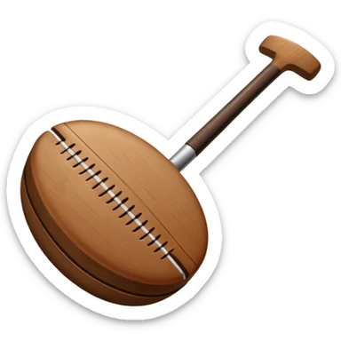 Hurley and sliotar as in what's used for the Irish sport  sticker