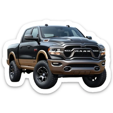 2020 Dodge Ram Ourdoorsman Black sticker