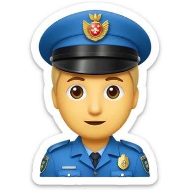 Kannst du mir ein Emoji erstellen es soll ein Polizei und polizer Spezialeinheit emoji erstellen von der Usp luxemburg sticker
