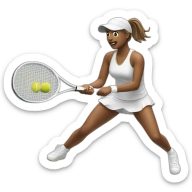play tenis sticker