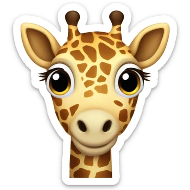 Cute little Giraffe  sticker