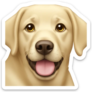 Blond Labrador  sticker