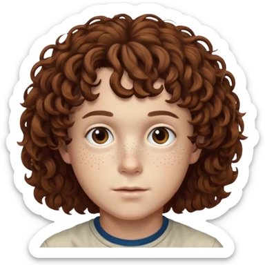 Dustin stranger things sticker