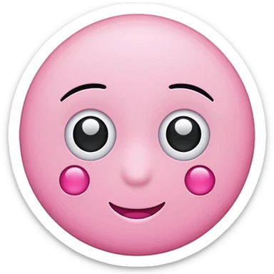 pink small dot sticker