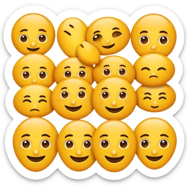 Baş parmağını kapatıp diğer 4 parmağını açan bir el sticker