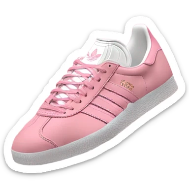 Adidas gazelle pink  sticker